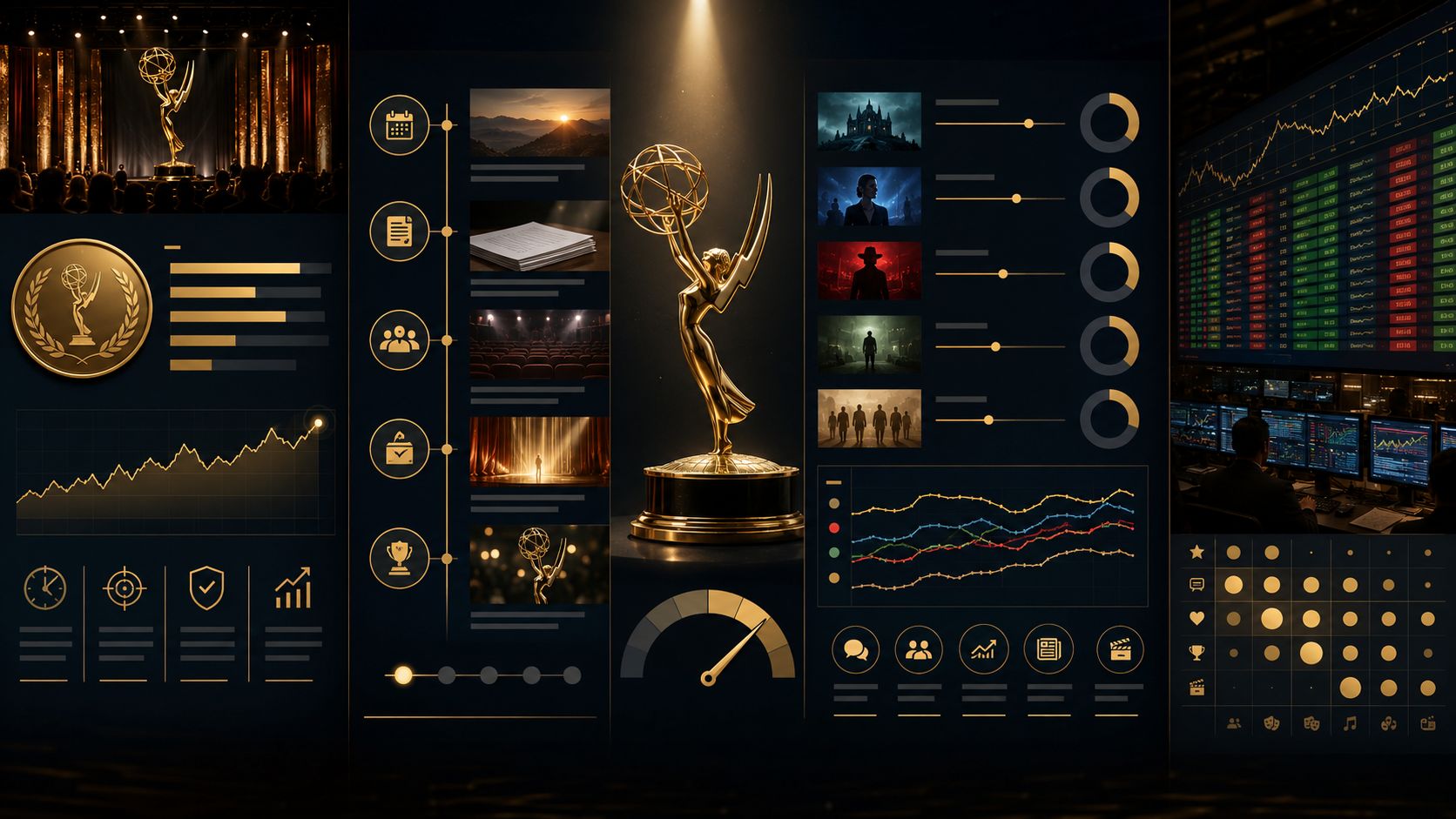 Emmy predictions 2026 calendar signal infographic