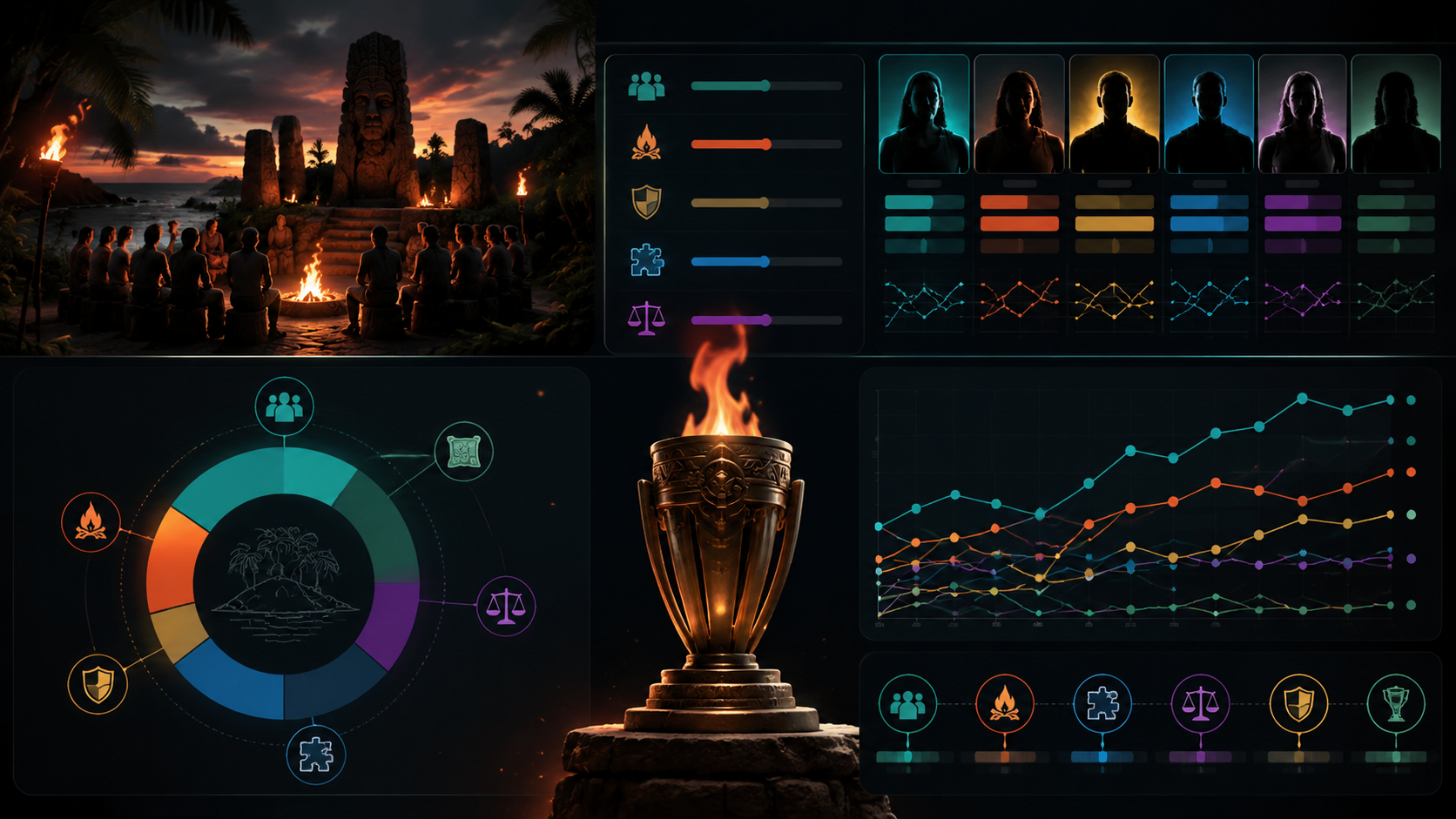 Survivor winner odds catalyst calendar infographic