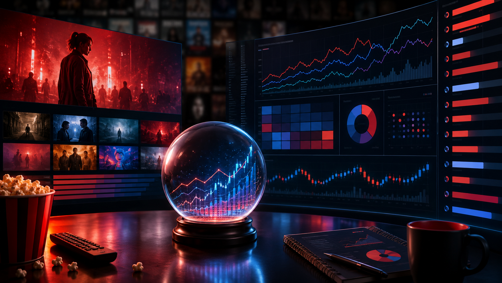 Editorial streaming market dashboard for Polymarket Netflix odds